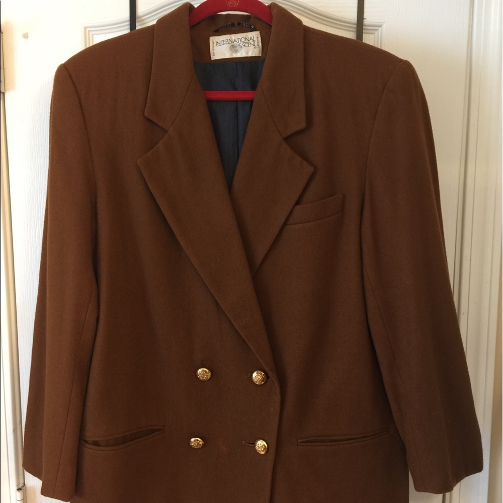 Vintage Tobacco Brown Blazer